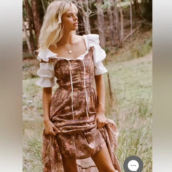 Spell Meadowland Linen Maxi Dress - Picture 3 of 16